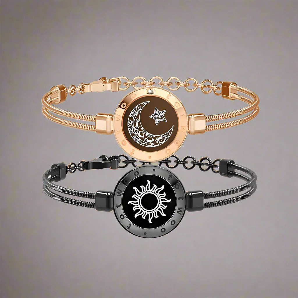 Sun&Moon Touch Bracelets with Matching Beads