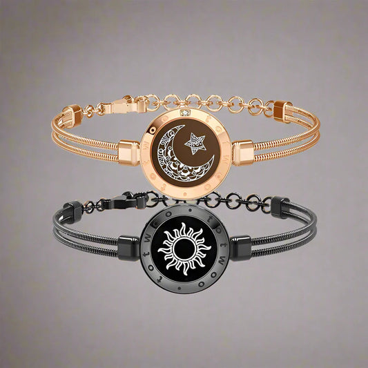 Sun&Moon Touch Bracelets with Matching Beads